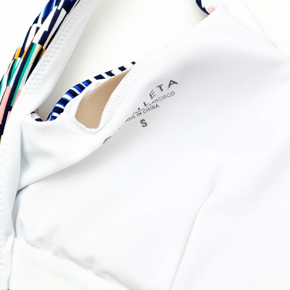 Athleta Prismatic Surge Short One-Piece Swimwear S - Picture 9 of 10